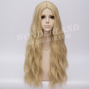 Косплей парик лолита пшеничный блонд 75см